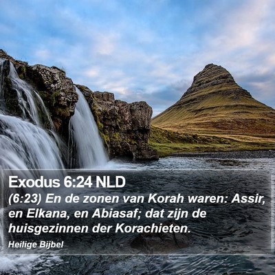 Exodus 6:24 NLD Bible Verse Image