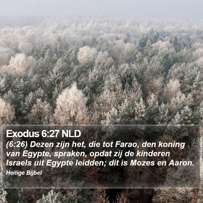 Exodus 6:27 NLD Bible Verse Image