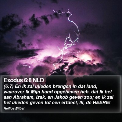 Exodus 6:8 NLD Bible Verse Image