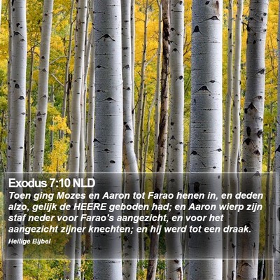 Exodus 7:10 NLD Bible Verse Image