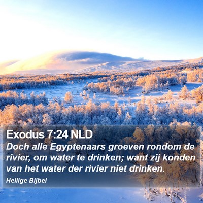 Exodus 7:24 NLD Bible Verse Image