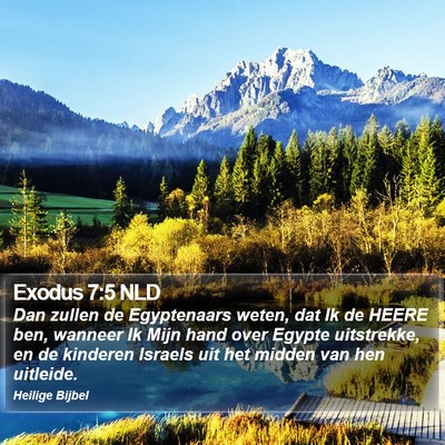 Exodus 7:5 NLD Bible Verse Image