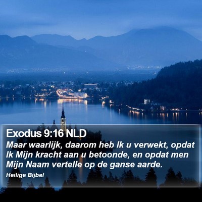 Exodus 9:16 NLD Bible Verse Image