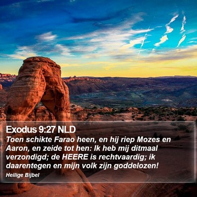 Exodus 9:27 NLD Bible Verse Image