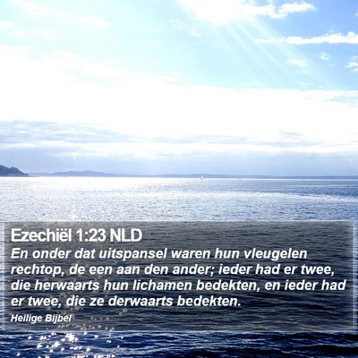 Ezechiël 1:23 NLD Bible Verse Image