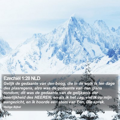 Ezechiël 1:28 NLD Bible Verse Image