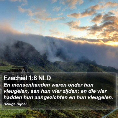 Ezechiël 1:8 NLD Bible Verse Image