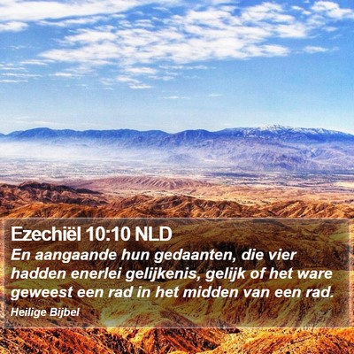 Ezechiël 10:10 NLD Bible Verse Image