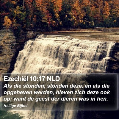 Ezechiël 10:17 NLD Bible Verse Image
