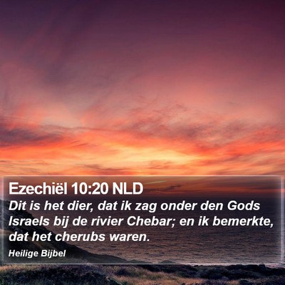 Ezechiël 10:20 NLD Bible Verse Image