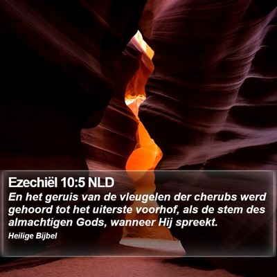 Ezechiël 10:5 NLD Bible Verse Image