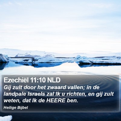 Ezechiël 11:10 NLD Bible Verse Image