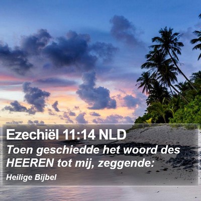 Ezechiël 11:14 NLD Bible Verse Image