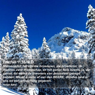 Ezechiël 11:15 NLD Bible Verse Image