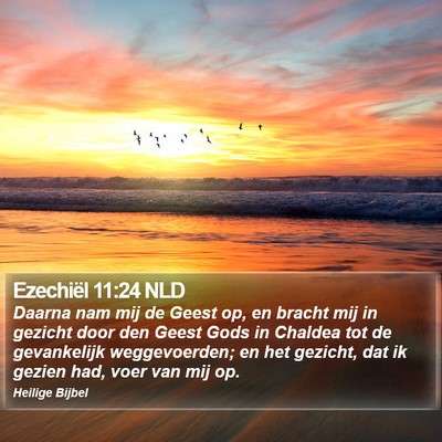 Ezechiël 11:24 NLD Bible Verse Image