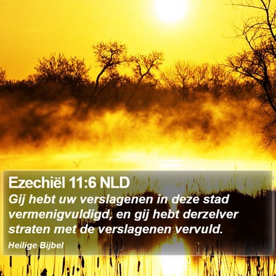 Ezechiël 11:6 NLD Bible Verse Image