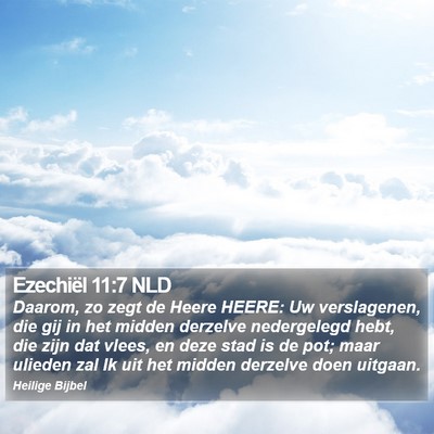 Ezechiël 11:7 NLD Bible Verse Image