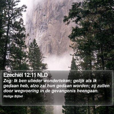 Ezechiël 12:11 NLD Bible Verse Image