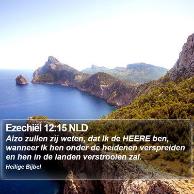 Ezechiël 12:15 NLD Bible Verse Image