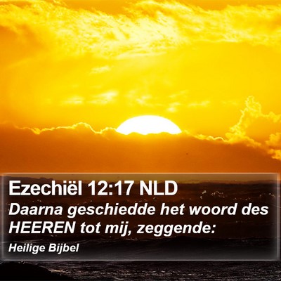 Ezechiël 12:17 NLD Bible Verse Image