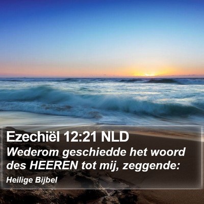 Ezechiël 12:21 NLD Bible Verse Image