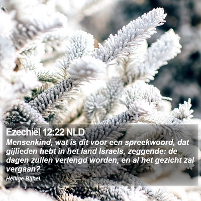 Ezechiël 12:22 NLD Bible Verse Image