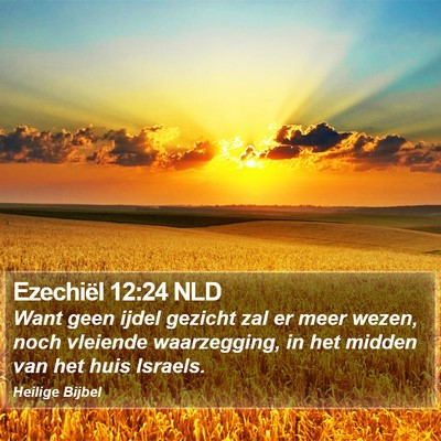 Ezechiël 12:24 NLD Bible Verse Image