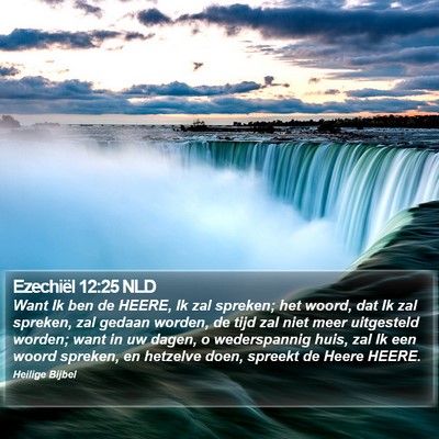 Ezechiël 12:25 NLD Bible Verse Image