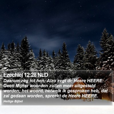 Ezechiël 12:28 NLD Bible Verse Image