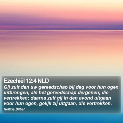 Ezechiël 12:4 NLD Bible Verse Image
