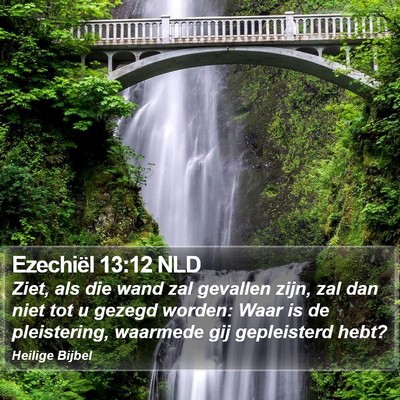 Ezechiël 13:12 NLD Bible Verse Image