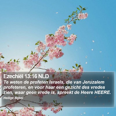 Ezechiël 13:16 NLD Bible Verse Image