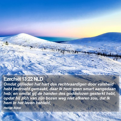 Ezechiël 13:22 NLD Bible Verse Image