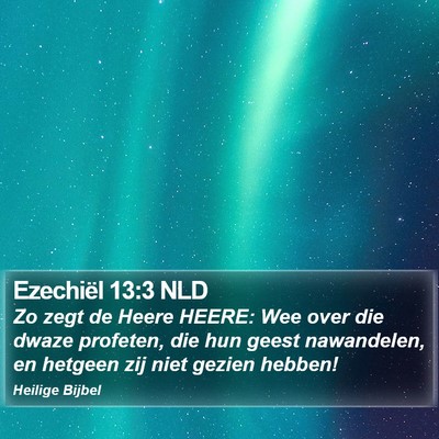 Ezechiël 13:3 NLD Bible Verse Image