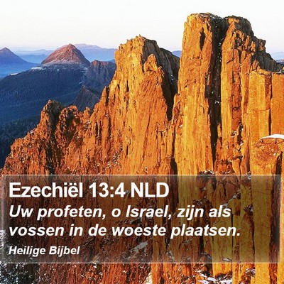 Ezechiël 13:4 NLD Bible Verse Image