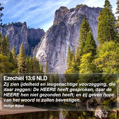 Ezechiël 13:6 NLD Bible Verse Image
