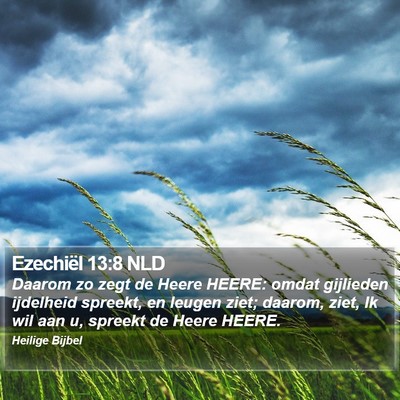 Ezechiël 13:8 NLD Bible Verse Image