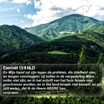 Ezechiël 13:9 NLD Bible Verse Image