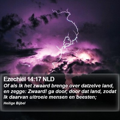 Ezechiël 14:17 NLD Bible Verse Image