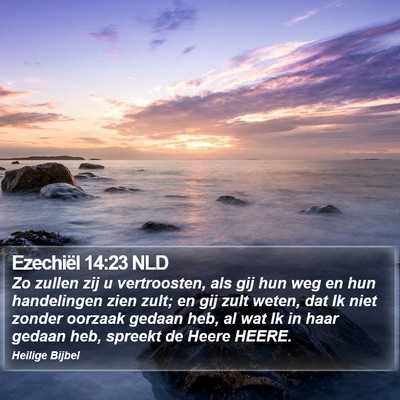Ezechiël 14:23 NLD Bible Verse Image