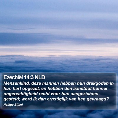 Ezechiël 14:3 NLD Bible Verse Image