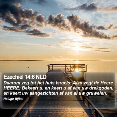 Ezechiël 14:6 NLD Bible Verse Image