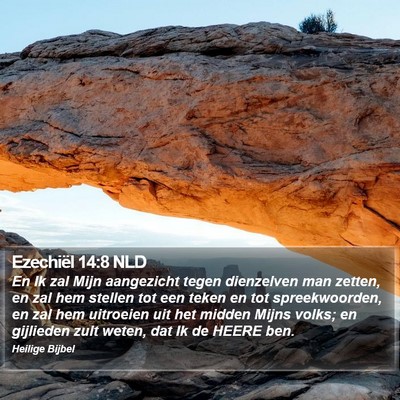 Ezechiël 14:8 NLD Bible Verse Image