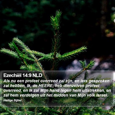 Ezechiël 14:9 NLD Bible Verse Image