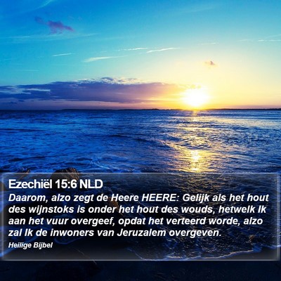 Ezechiël 15:6 NLD Bible Verse Image