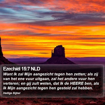 Ezechiël 15:7 NLD Bible Verse Image