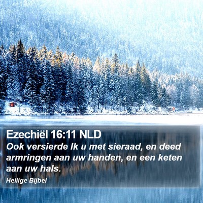 Ezechiël 16:11 NLD Bible Verse Image