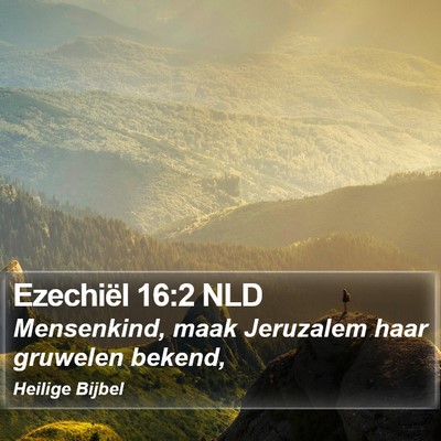 Ezechiël 16:2 NLD Bible Verse Image