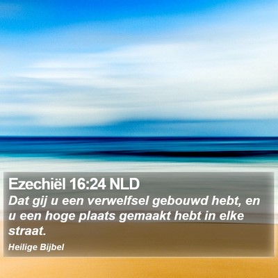 Ezechiël 16:24 NLD Bible Verse Image