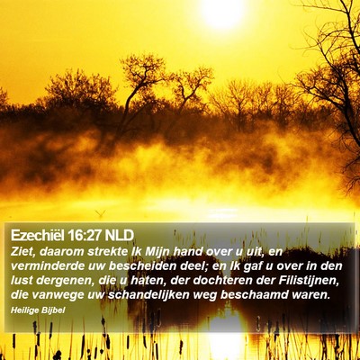 Ezechiël 16:27 NLD Bible Verse Image
